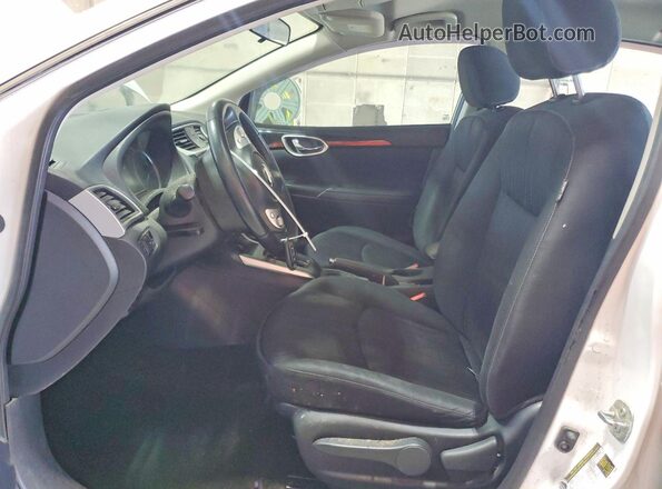 3N1AB7AP4JL658981 2018 NISSAN SENTRA White Widok wnętrza z przodu