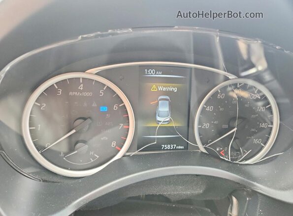 3N1AB7AP4JY218388 2018 NISSAN SENTRA Black Вид щитка приладів
