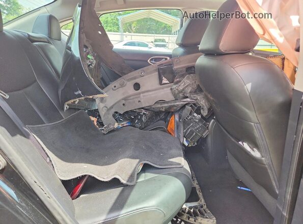 3N1AB7AP4JY218388 2018 NISSAN SENTRA Black Вид задніх сидінь