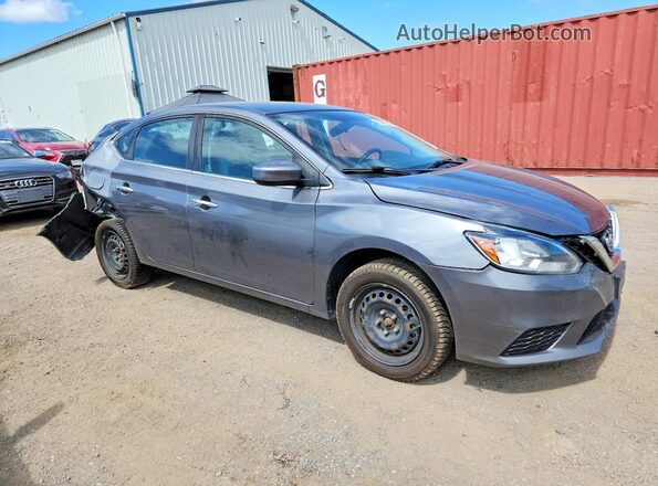 3N1AB7AP4JY236017 2018 NISSAN SENTRA Gray Առջևի աջ