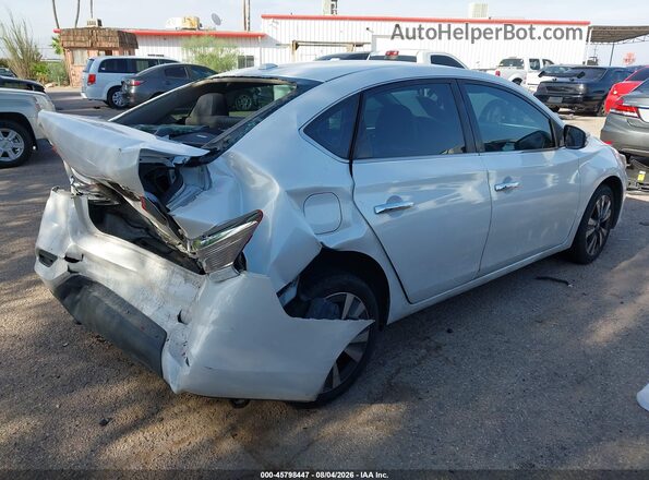 3N1AB7AP4JY251813 2018 NISSAN SENTRA Белый Задняя правая четверть
