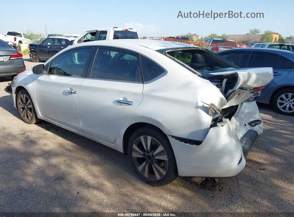 3N1AB7AP4JY251813 2018 NISSAN SENTRA Белый Задняя левая четверть