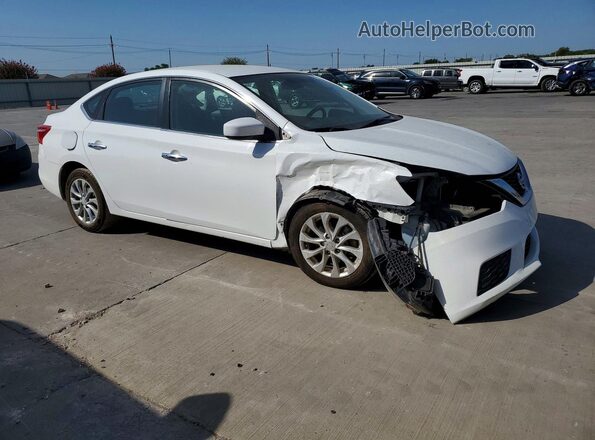 3N1AB7AP4JY252475 2018 NISSAN SENTRA White წინა მარჯვენა