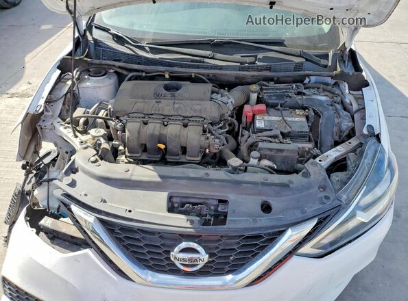 3N1AB7AP4JY252475 2018 NISSAN SENTRA White უკანა სალონის ხედი