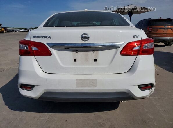 3N1AB7AP4JY252475 2018 NISSAN SENTRA White უკანა ხედი