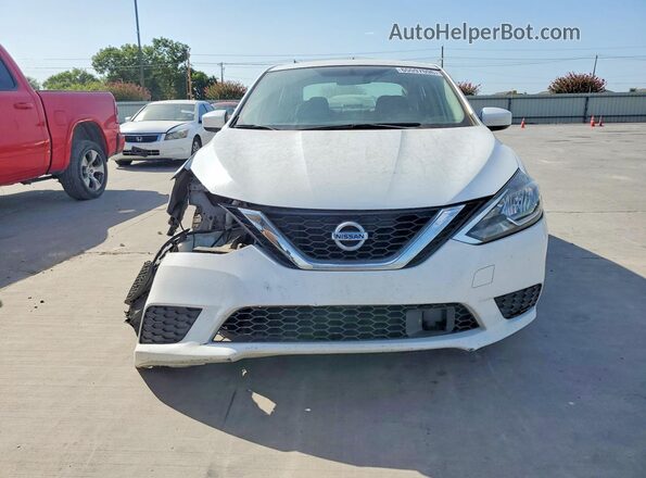 3N1AB7AP4JY252475 2018 NISSAN SENTRA White წინა ხედი