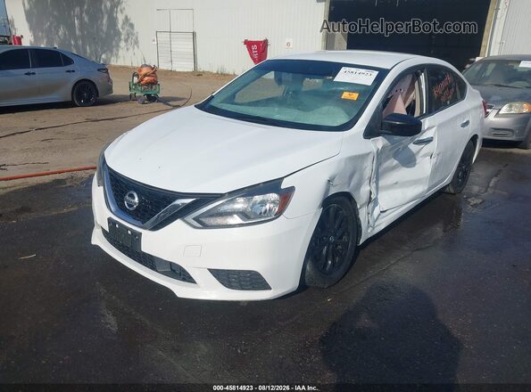 3N1AB7AP4JY254582 2018 NISSAN SENTRA White Передня ліва чверть