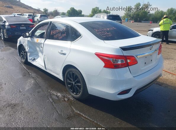 3N1AB7AP4JY254582 2018 NISSAN SENTRA White Задня ліва чверть