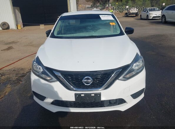 3N1AB7AP4JY254582 2018 NISSAN SENTRA White Вид панелі приладів