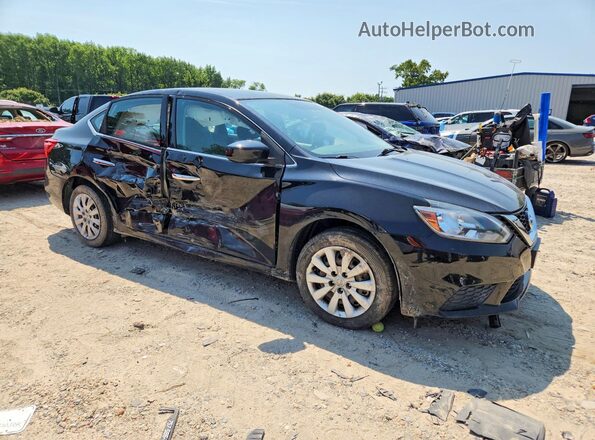 3N1AB7AP4JY254761 2018 NISSAN SENTRA Black წინა მარჯვენა
