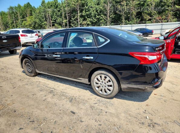 3N1AB7AP4JY254761 2018 NISSAN SENTRA Black უკანა მარცხენა