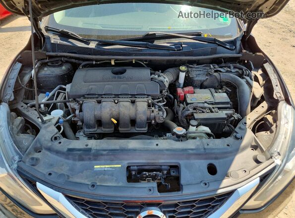 3N1AB7AP4JY254761 2018 NISSAN SENTRA Black უკანა სალონის ხედი