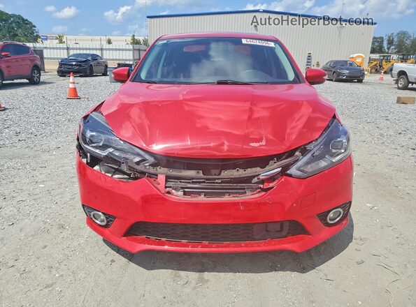3N1AB7AP4JY264206 2018 NISSAN SENTRA Red Front view