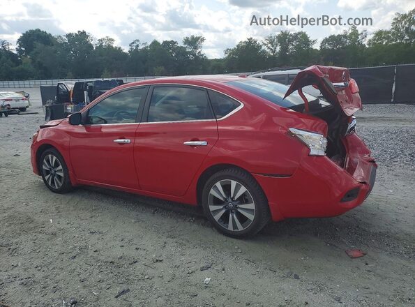 3N1AB7AP4JY264206 2018 NISSAN SENTRA Red Rear left