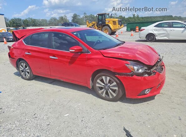 3N1AB7AP4JY264206 2018 NISSAN SENTRA Red Front right
