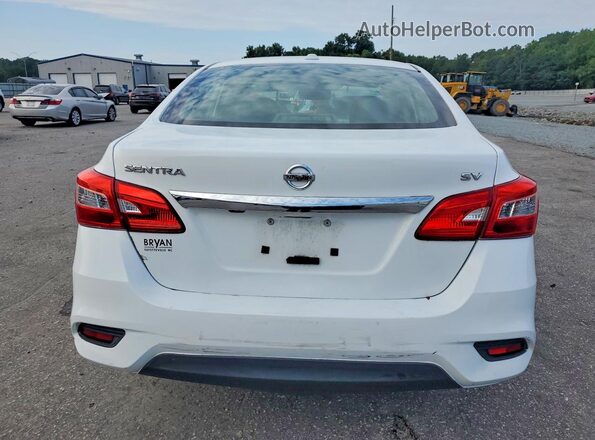 3N1AB7AP4JY282740 2018 NISSAN SENTRA White უკანა ხედი