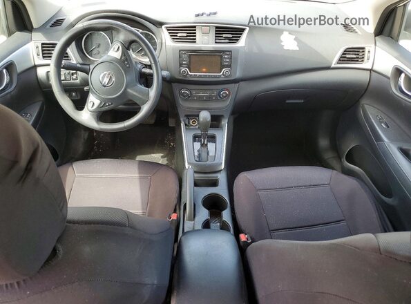 3N1AB7AP4JY297626 2018 NISSAN SENTRA White Вид панелі приладів