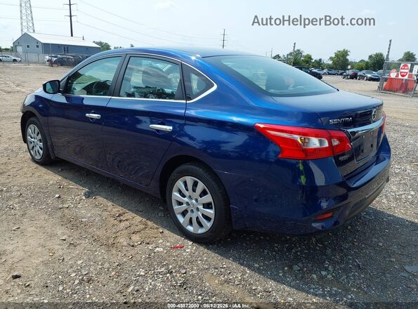 3N1AB7AP4JY315834 2018 NISSAN SENTRA Blue Задня ліва чверть