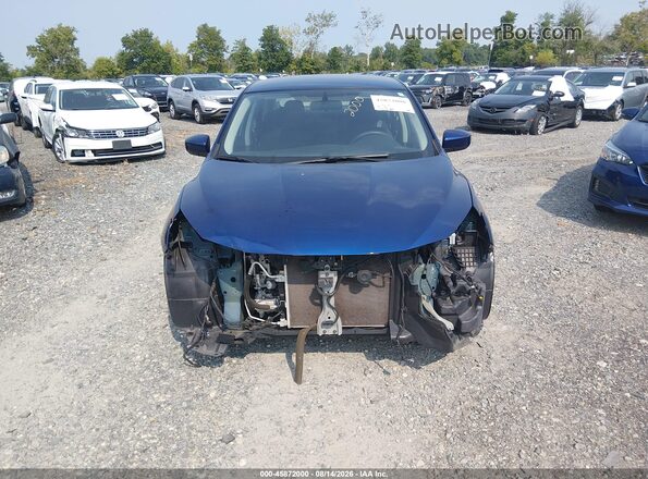 3N1AB7AP4JY315834 2018 NISSAN SENTRA Blue Вид задньої частини салону