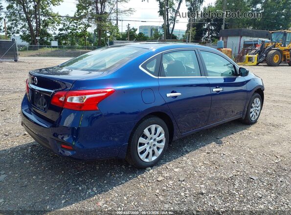 3N1AB7AP4JY315834 2018 NISSAN SENTRA Blue Задня права чверть