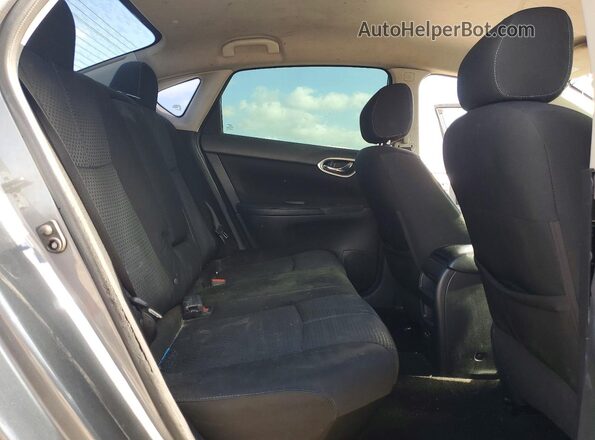 3N1AB7AP4JY344203 2018 NISSAN SENTRA Gray Հետևի նստատեղերի տեսք