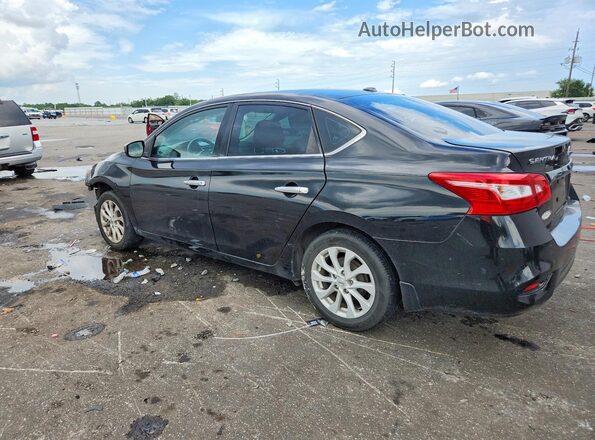 3N1AB7AP4KL605117 2019 NISSAN SENTRA Black Հետևի ձախ