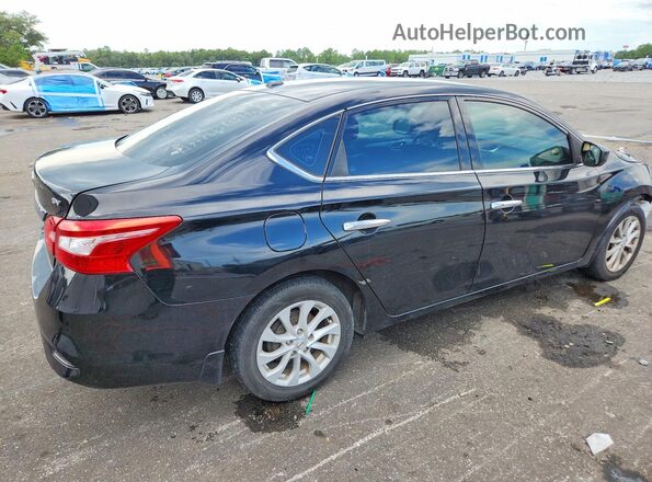 3N1AB7AP4KL605117 2019 NISSAN SENTRA Black Հետևի աջ