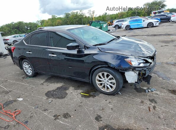 3N1AB7AP4KL605117 2019 NISSAN SENTRA Black Առջևի աջ