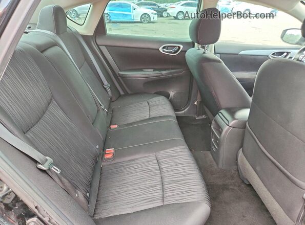 3N1AB7AP4KL605117 2019 NISSAN SENTRA Black Հետևի նստատեղերի տեսք