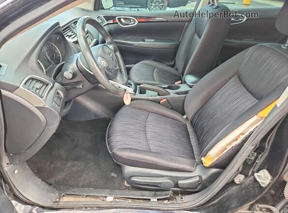 3N1AB7AP4KL605117 2019 NISSAN SENTRA Black Սալոնի դիմացի տեսք
