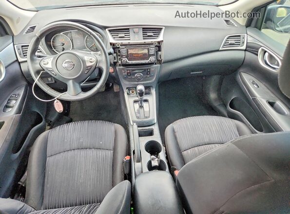 3N1AB7AP4KL605117 2019 NISSAN SENTRA Black Առջևի վահանակի տեսք