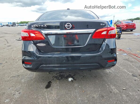 3N1AB7AP4KL605117 2019 NISSAN SENTRA Black Հետևի տեսք