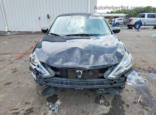3N1AB7AP4KL605117 2019 NISSAN SENTRA Black Դիմացի տեսք