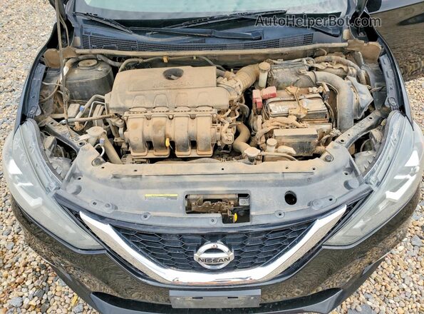 3N1AB7AP4KY205352 2019 NISSAN SENTRA Black Սալոնի հետևի տեսք