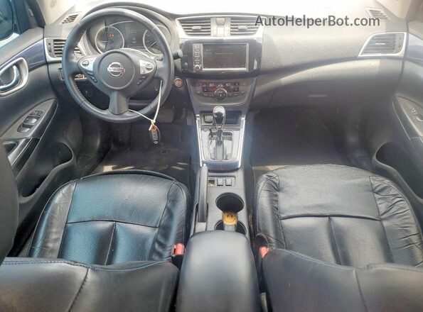 3N1AB7AP4KY205352 2019 NISSAN SENTRA Black Առջևի վահանակի տեսք