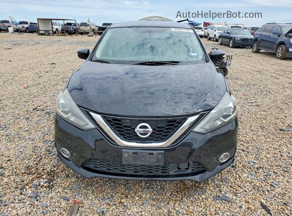 3N1AB7AP4KY205352 2019 NISSAN SENTRA Black Դիմացի տեսք