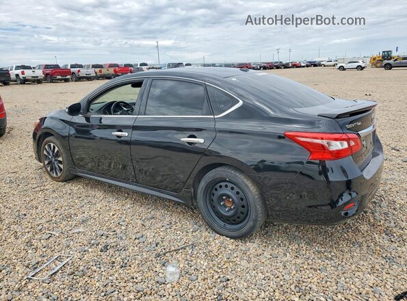 3N1AB7AP4KY205352 2019 NISSAN SENTRA Black Հետևի ձախ