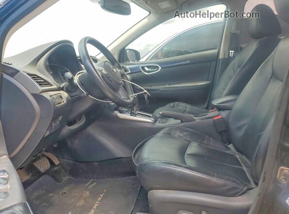 3N1AB7AP4KY205352 2019 NISSAN SENTRA Black Սալոնի դիմացի տեսք