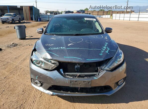 3N1AB7AP4KY212379 2019 NISSAN SENTRA Gray Դիմացի տեսք
