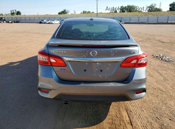 3N1AB7AP4KY212379 2019 NISSAN SENTRA Gray Հետևի տեսք
