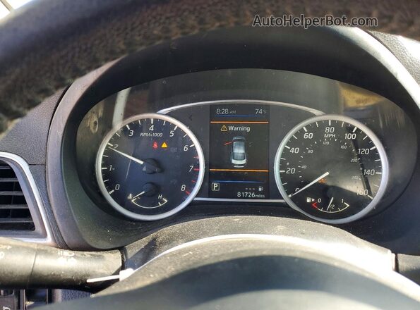 3N1AB7AP4KY212379 2019 NISSAN SENTRA Gray Սարքավորումների վահանակի տեսք