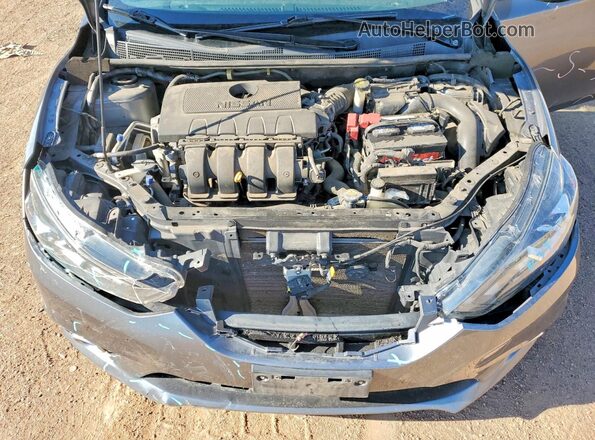 3N1AB7AP4KY212379 2019 NISSAN SENTRA Gray Սալոնի հետևի տեսք