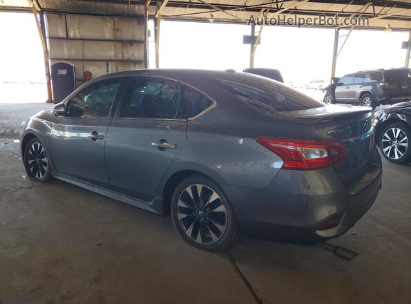 3N1AB7AP4KY217064 2019 NISSAN SENTRA Gray Trasero izquierdo