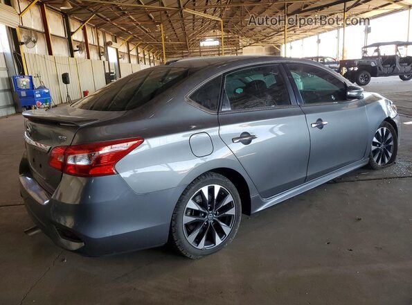 3N1AB7AP4KY217064 2019 NISSAN SENTRA Gray Trasero derecho