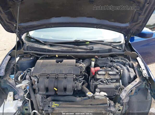 3N1AB7AP4KY217601 2019 NISSAN SENTRA Синий Вид сзади