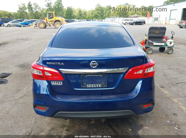 3N1AB7AP4KY217601 2019 NISSAN SENTRA Синий 