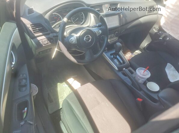 3N1AB7AP4KY222278 2019 NISSAN SENTRA Gray წინა პანელის ხედი