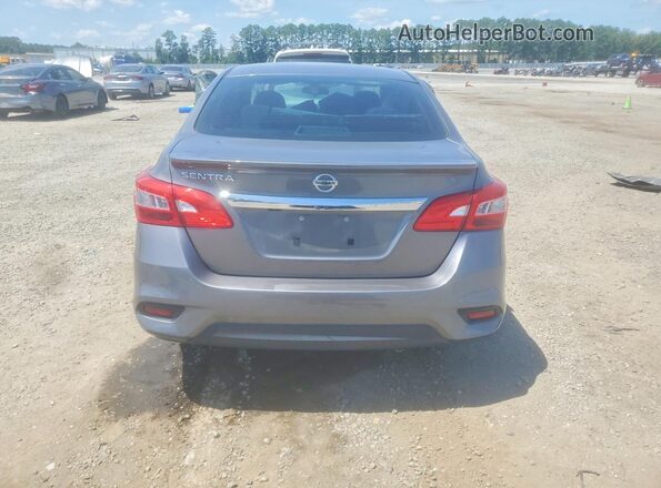 3N1AB7AP4KY222278 2019 NISSAN SENTRA Gray უკანა ხედი