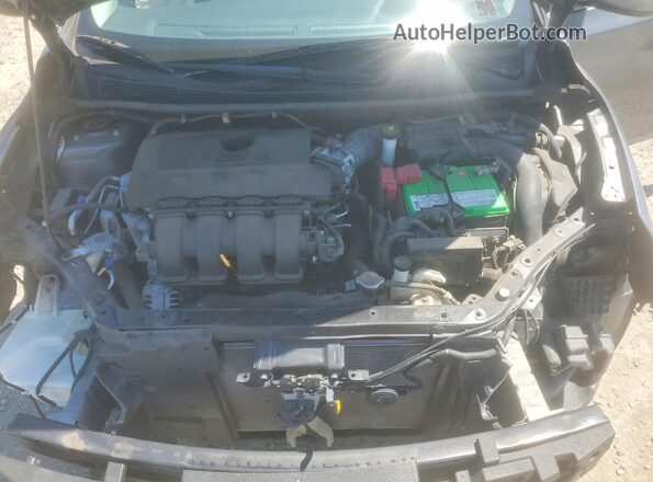 3N1AB7AP4KY222278 2019 NISSAN SENTRA Gray უკანა სალონის ხედი