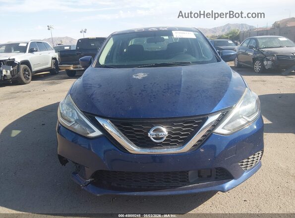 3N1AB7AP4KY229005 2019 NISSAN SENTRA Blue Вид спереду